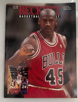 Beckett Basketball Monthly Michael Jordan cover May 1995