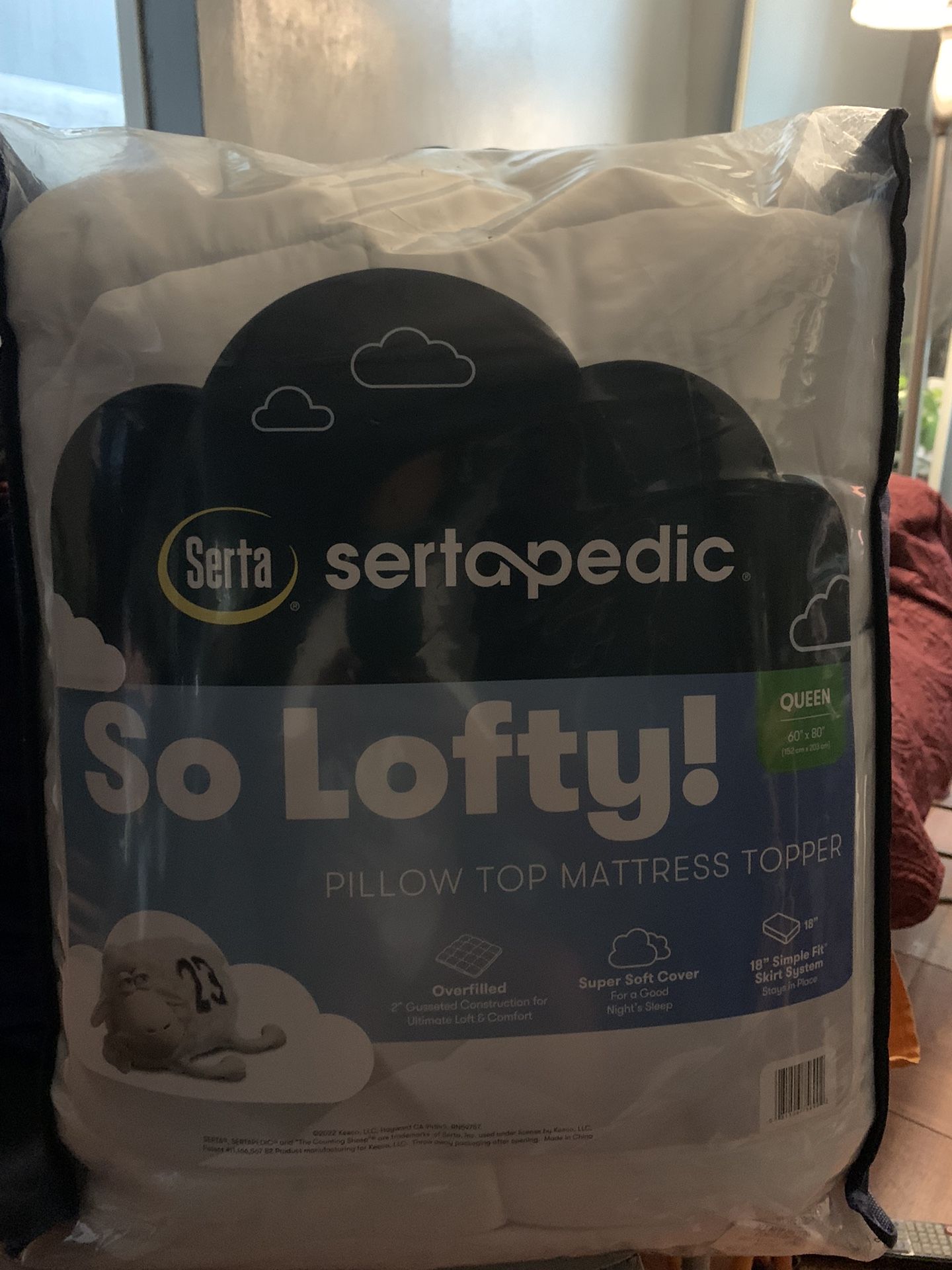 Serta (Sertapedic). - Pillow Top mattress Topper