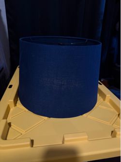 Navy Blue Lamp Shade