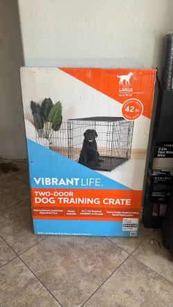 Vibrant life large dog kennel