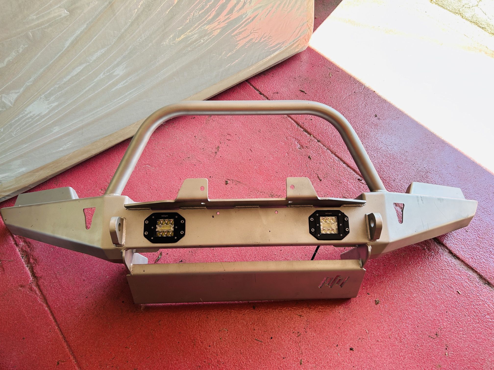 Jeep Liberty Steel Bumper - ATH Fab Custom w/ Hoop