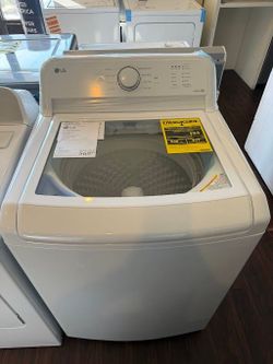 LG 4.1 Cu. Ft. White Agitator Top Load Washer with TurboDrum™