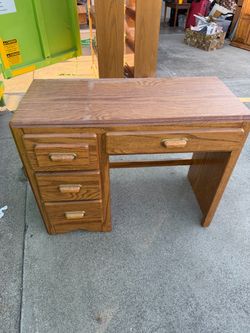 Oak cabinets