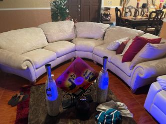 Beige couch