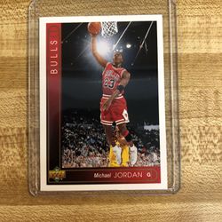 Michael Jordan 1993 Upper Deck #23 Basketball Card $7 Pick Up Will Also Ship Through Pay Pal Cash App Or Pay Pal For 12
