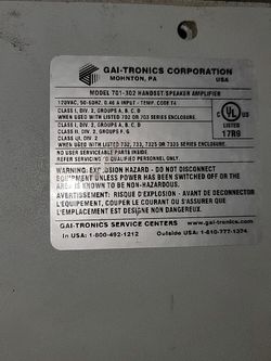 Handset/Speaker Amplifier with handset pressbar 