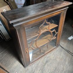 Vintage  Artesian Display Cabinet