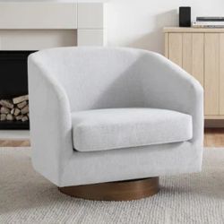 Dreamsidea Oversized Barrel Chair 360