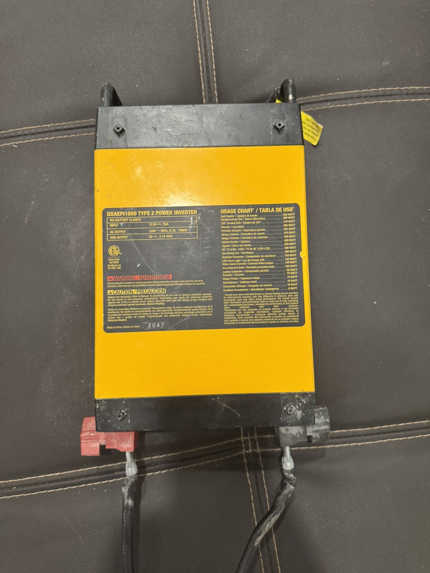 Dewalt 1000w Power Inverter