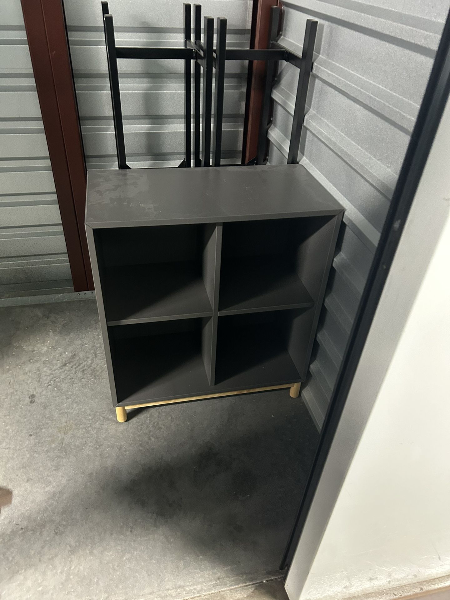 4 Cube Storage Organizer (Gray)