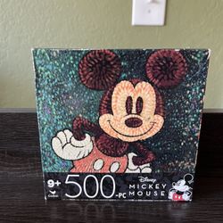 NEW Disney Mickey Mouse 500 Piece Jigsaw Puzzle Sealed Cardinal 11x14