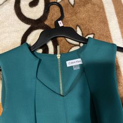 Teal Calvin Klein Dress