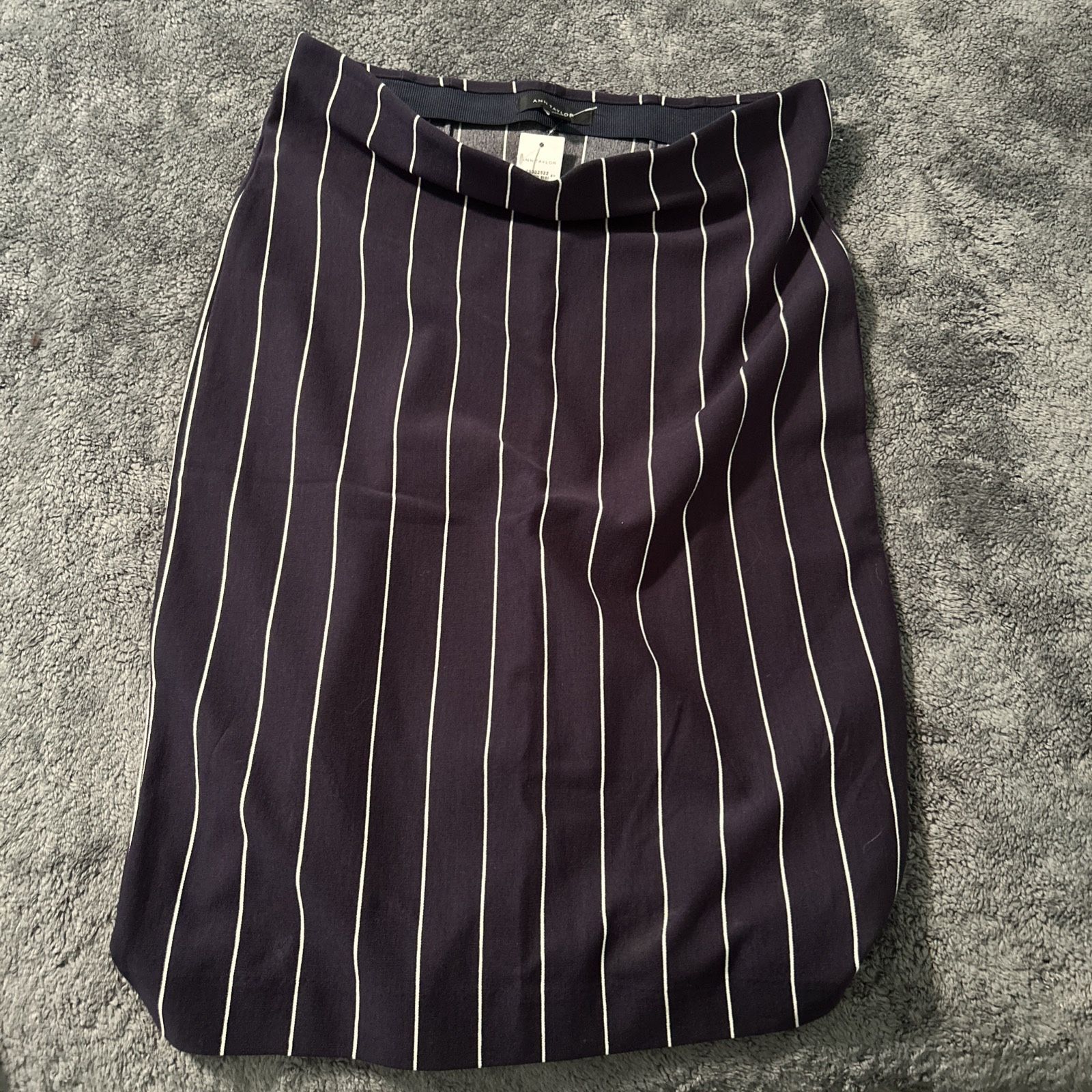 Ann Taylor Womens Pencil Skirt Black Size Medium