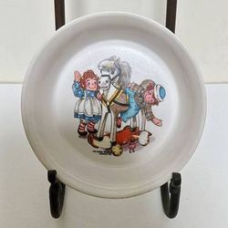 Vintage Collectible Oneida Deluxe Raggedy Ann And Andy Melamine Bowl