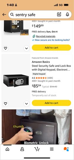Great deal great condition Sentry safe You will have to reset passcode easy on Google fyi