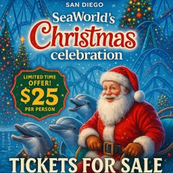 ❄️🎄✨ SEAWORLD SAN DIEGO  🎟️ X11 TICKETS ✨🎄❄️
