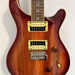 PRS SE Custom 24 Zebra Wood Electric Guitar - Paul Reed Smith