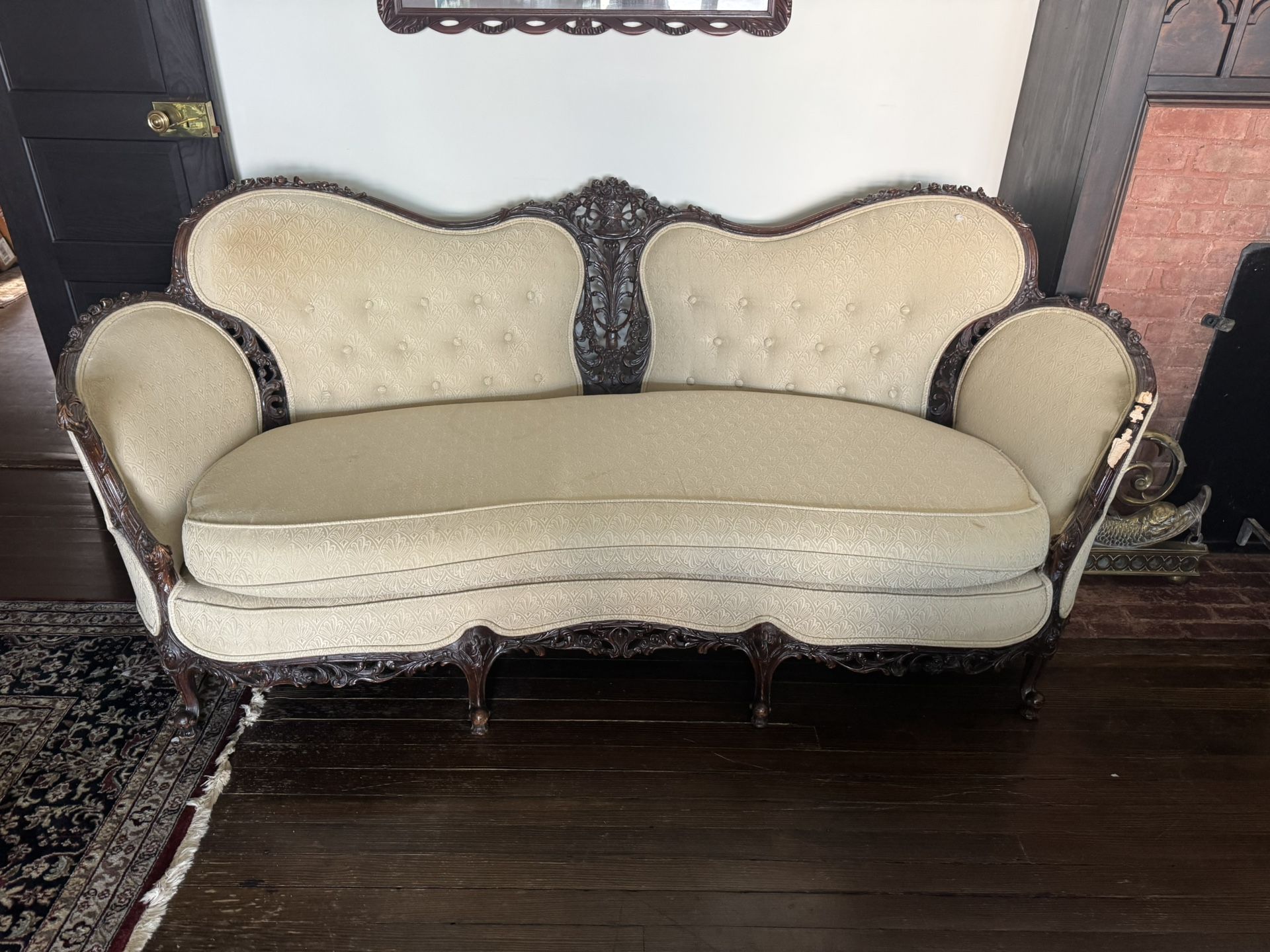 Antique Carved Ornate Sofa FREE