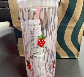 Strawberry Starbucks cup