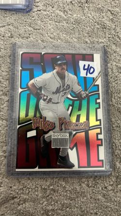 Mike Piazza Skybox Premium Save of the Game Card