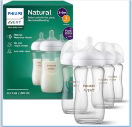 Philips Avent 8 oz Glass Bottles
