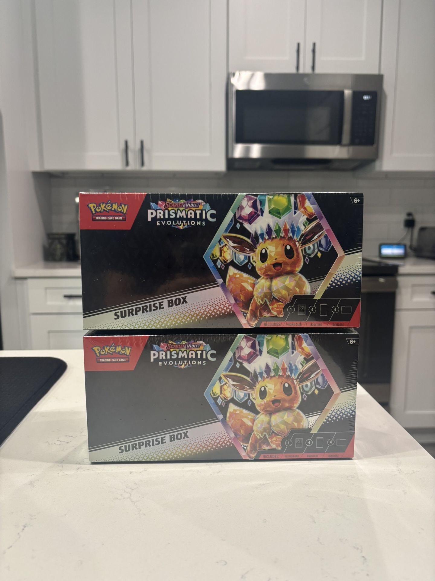 Pokémon TCG Scarlet and Violet Prismatic Evolutions Surprise Boxes - Lot of 2
