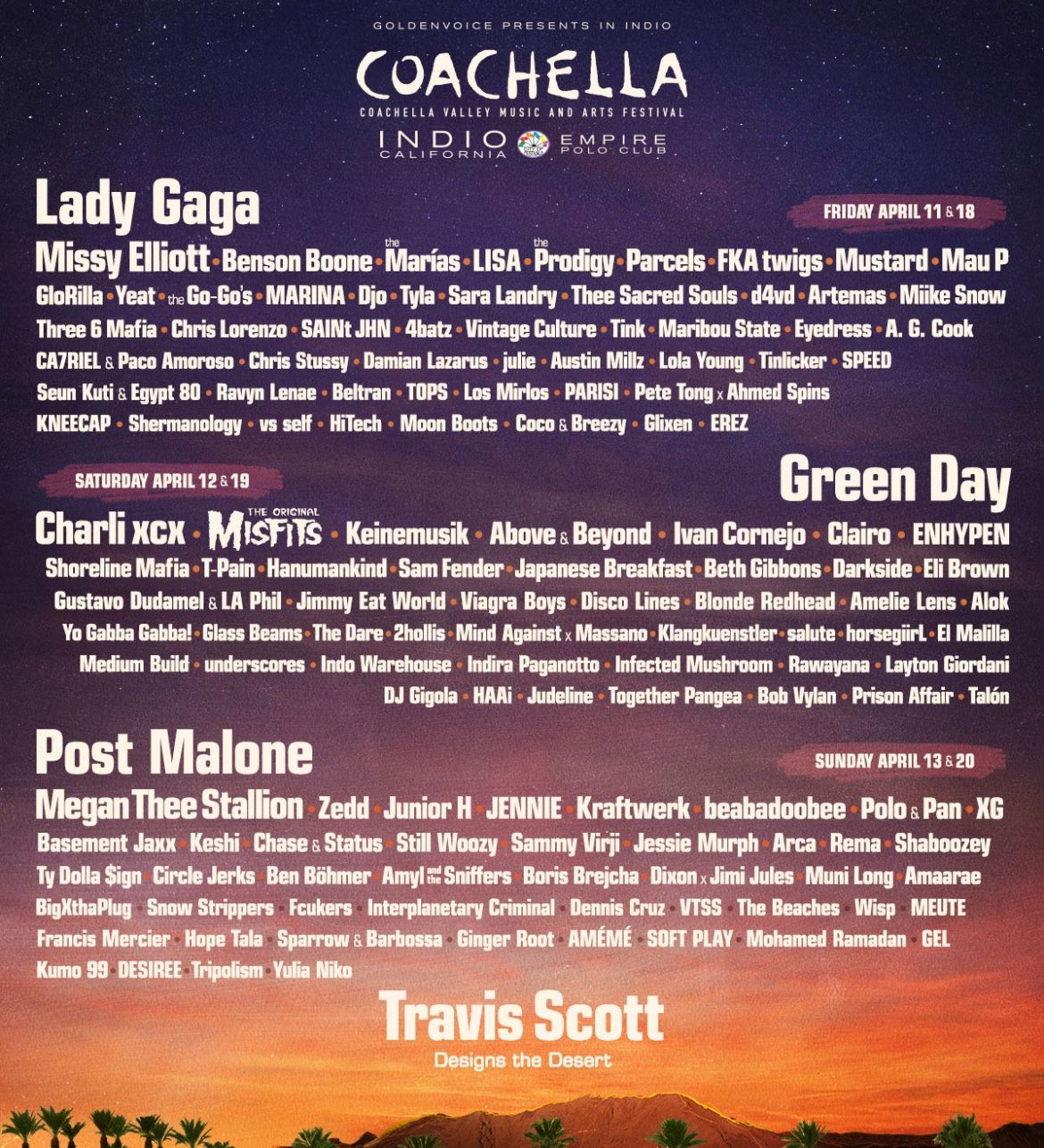 Weekend 2 Coachella Wristband