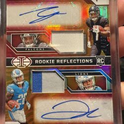 Bijan Robinson/Jahmeer Gibbs - Rookie Dual Patch Auto
