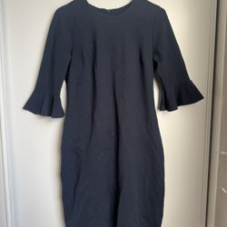 Classic Banana Republic Navy Work/Cocktail Dress (Size 8)