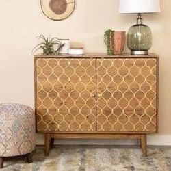 Brand New Solid Wood Accent Cabinet