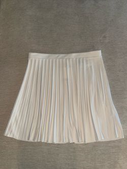 NEW White Pleated Tennis Skirt Size M