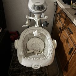 Graco DuetConnect LX Infant Baby Swing and Bouncer, Perfect for Newborns to Toddlers