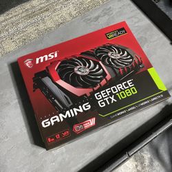 MSI GTX 1080 8GB GPU
