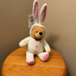 Disney Pooh Easter Bunny Mini Bean Bag Plush