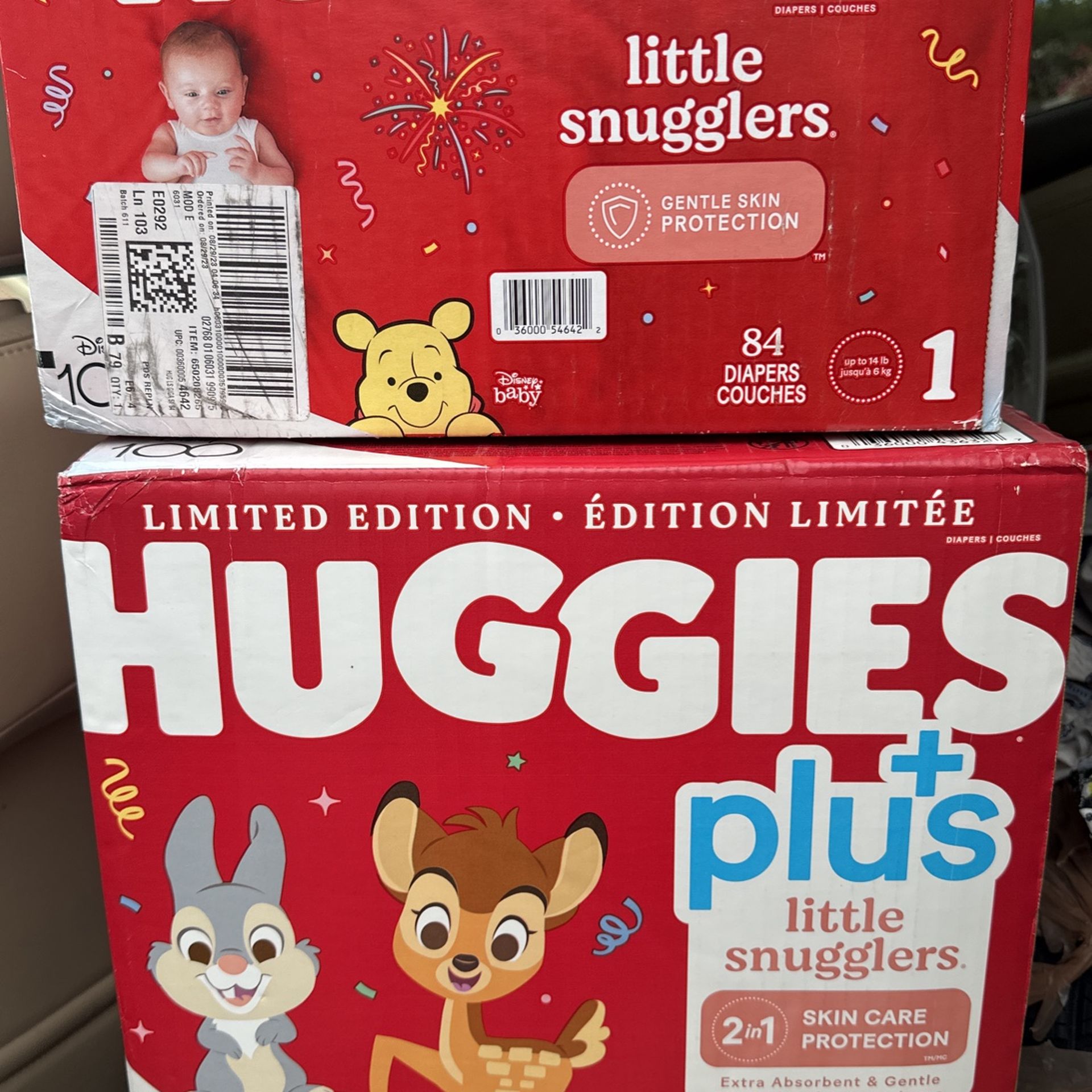 Diapers Size 1 …..$60 For Both