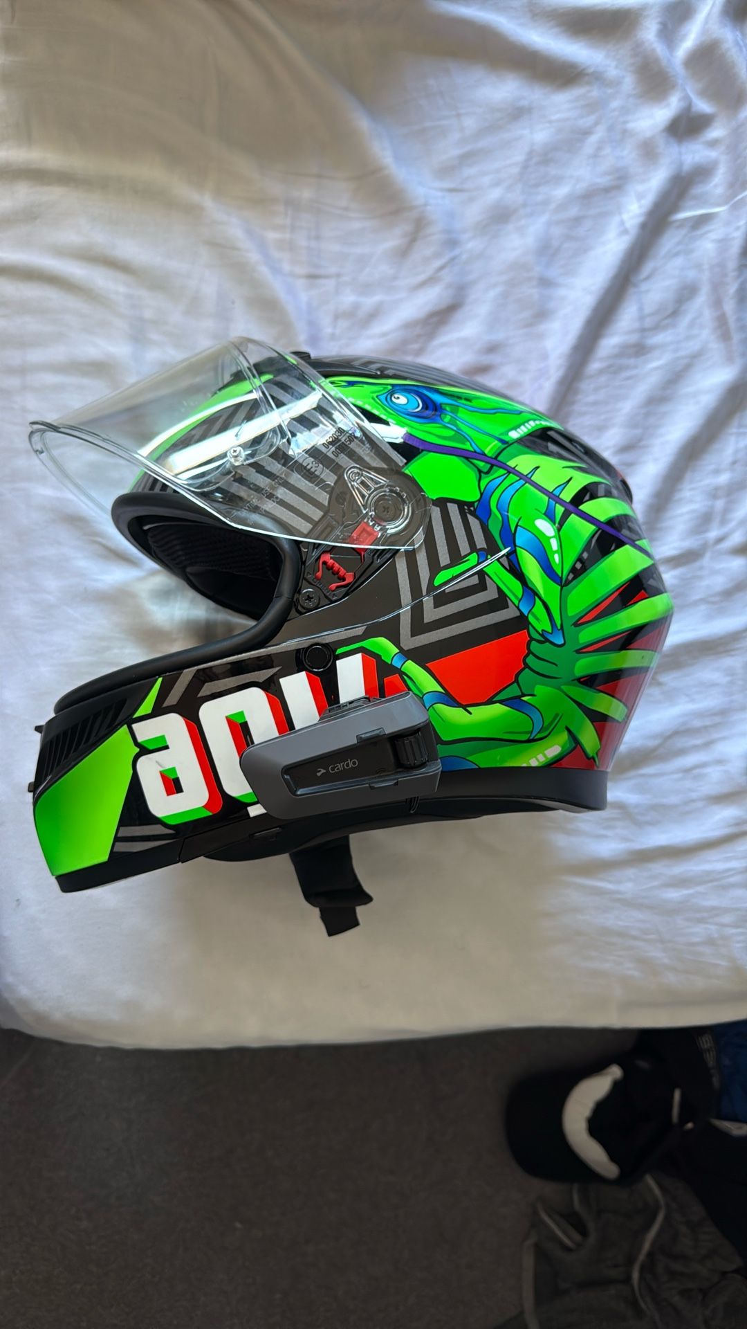 AGV Helmet With Cardo System