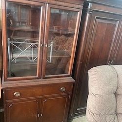 Antique China Hutch 1930s