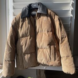 Miu Miu Leather down Jacket It36