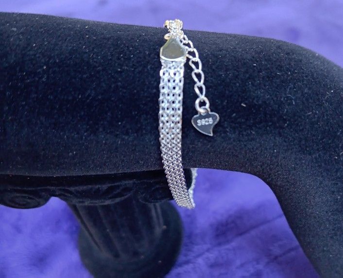 Silver Mesh Bracelet