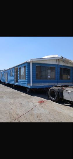 Doublewide mobile home