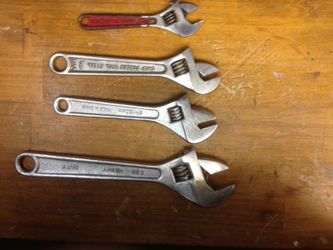 Crescent Wrenches assorted sizes