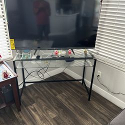TV glass stand