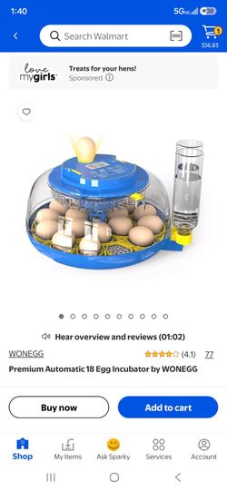 Wonegg incubator 18