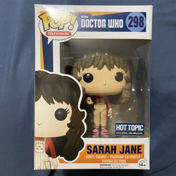 Funko Pop. DOCTOR WHO. SARAH JANE.  Hot Topic Pre-Release 