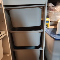 Ikea Trofast Towers With Bins