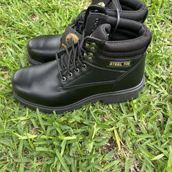 Work boots with iron toe(Botas Para El Trabajo Con Punta De Fierro)Size 12
