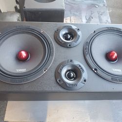 8 Inch Ds 18 Pro-x Speakers And Super Tweeters 