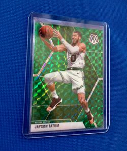 BOSTON CELTICS : JAYSON TATUM 2020 Mosaic Green PRIZM Refractor 🔥🔥🔥