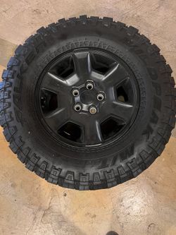 17" Jeep Gladiator Mojave 2021 Rubicon OEM Black Wheels Rim 2020 Wrangler
