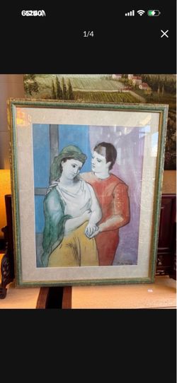 Vintage Picasso 31 by 25